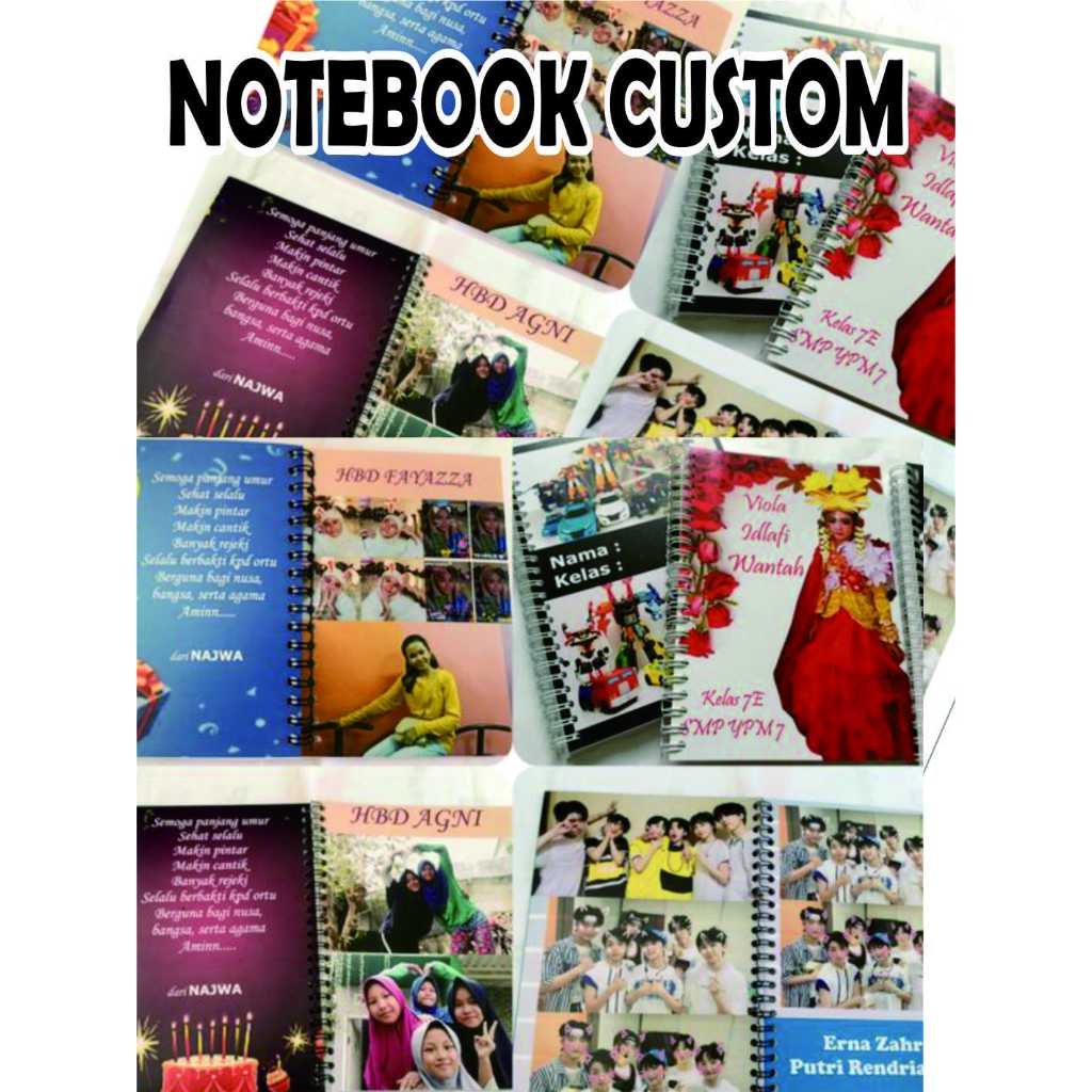 

NOTEBOOK A6 SOUVENIR / SEMINAR SPIRAL MURAH / TANPA MINIMAL ORDER