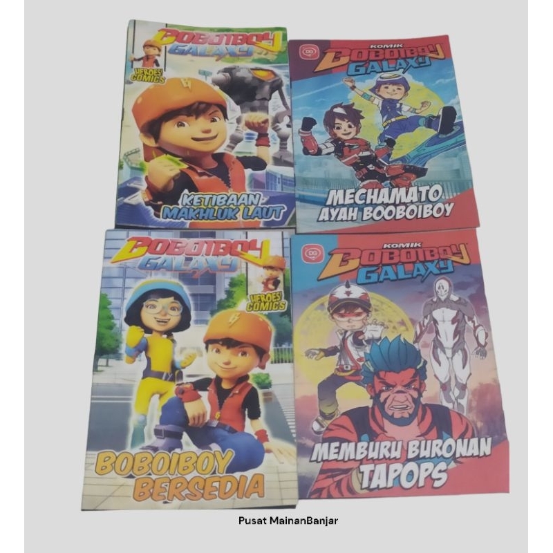 Mainan buku cerita boboiboy
