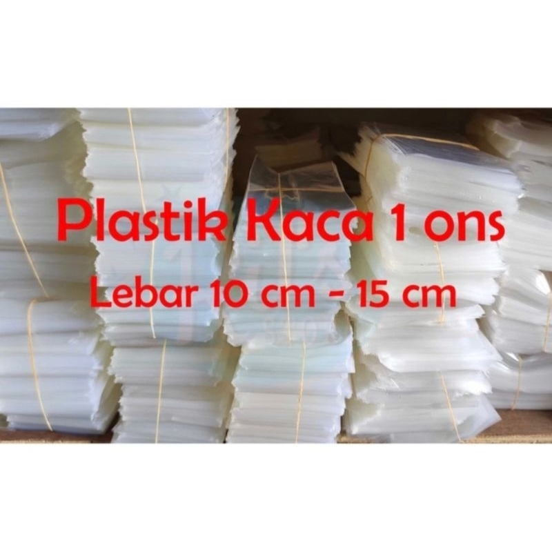 

plastik opp kaca bening 100 gram souvenir