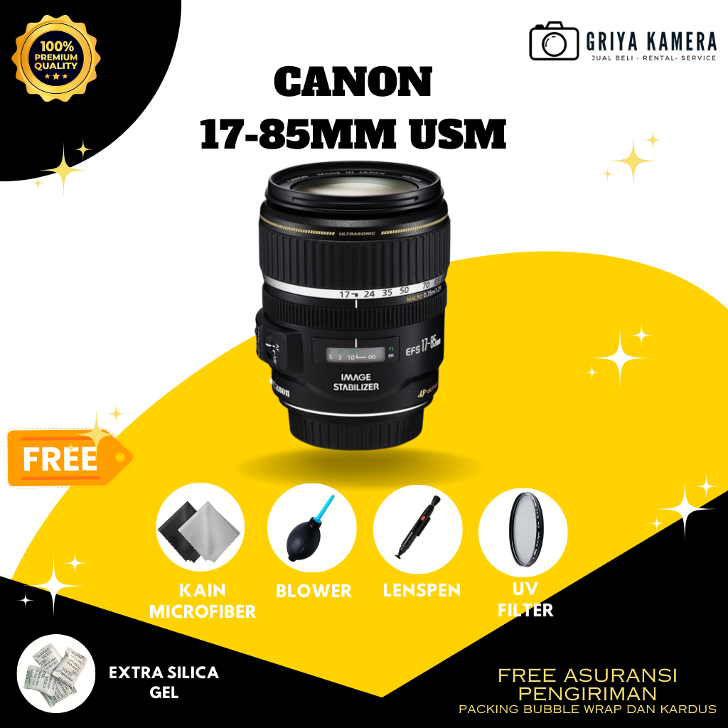 LENSA CANON 17-85MM USM
