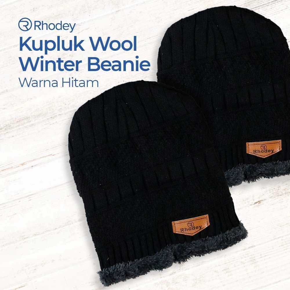 Topi Kupluk Rajut Pria Wanita Topi Kupluk Outdoor Poliester Winter Beanie Hat - Perlengkapan Camping
