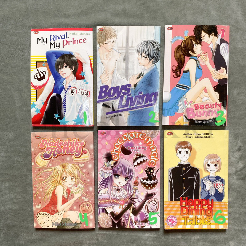 [MIN 5 KOMIK BACA DESC] komik one-shot by ✧ Keiko Ishihara — my rival, my prince ✧ Mari Yoshino — be