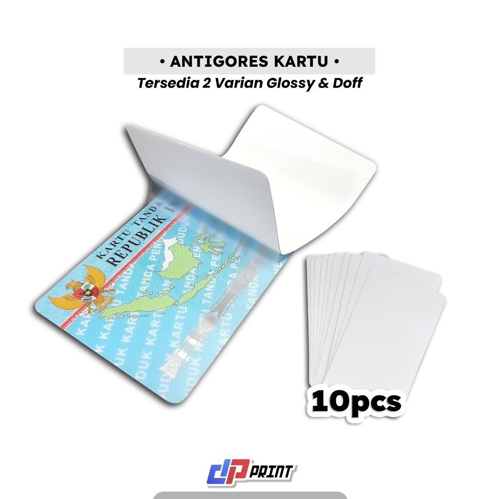 

Stiker anti gores kartu 10pcs