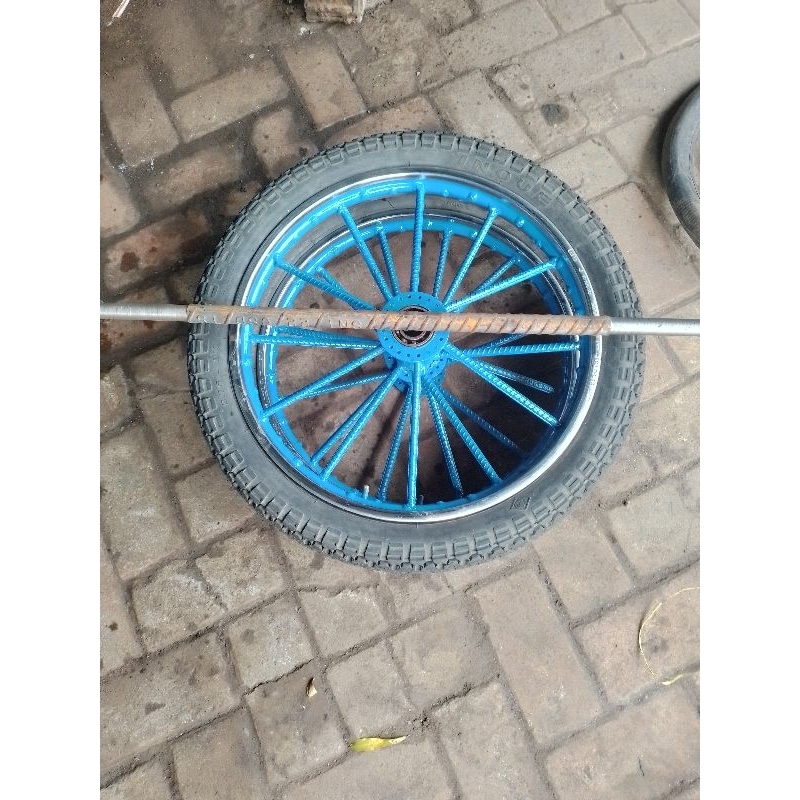 roda gerobak dorong ruji ulir