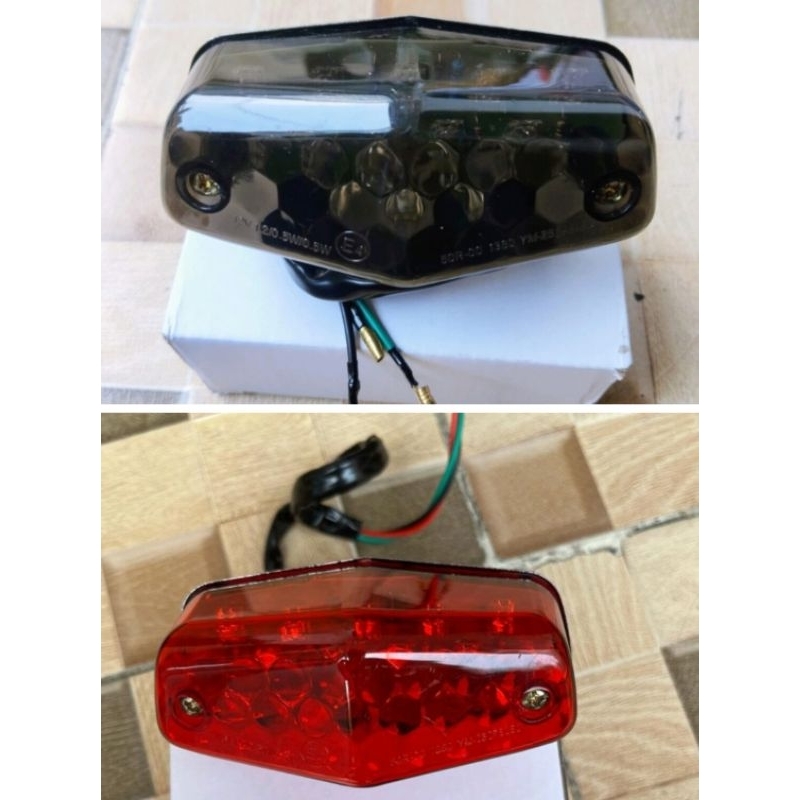 Lampu Stop BSA LED Import Taiwan Marking Kode Stoplamp BSA LED Import Taiwan