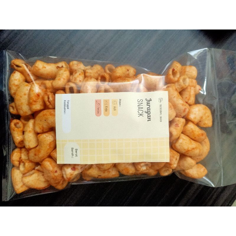 

MAKRONI BUMBU RUJAK/SNACK KILOAN/CEMILAN SNACK
