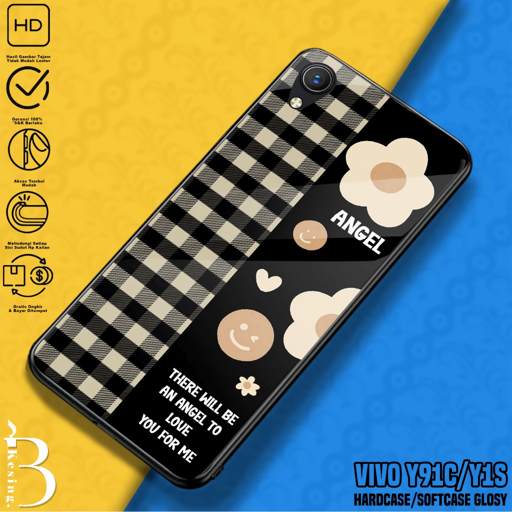 Case VIVO Y91C / Y1S - Casing VIVO Y91C / Y1S Motif BUNGA - Silikon Hp VIVO Y91C - Softcase Hp - Kon