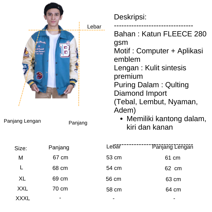 new deals jaket varsity division jacket windbreaker baseball vintage bordir tebal lengan kulit