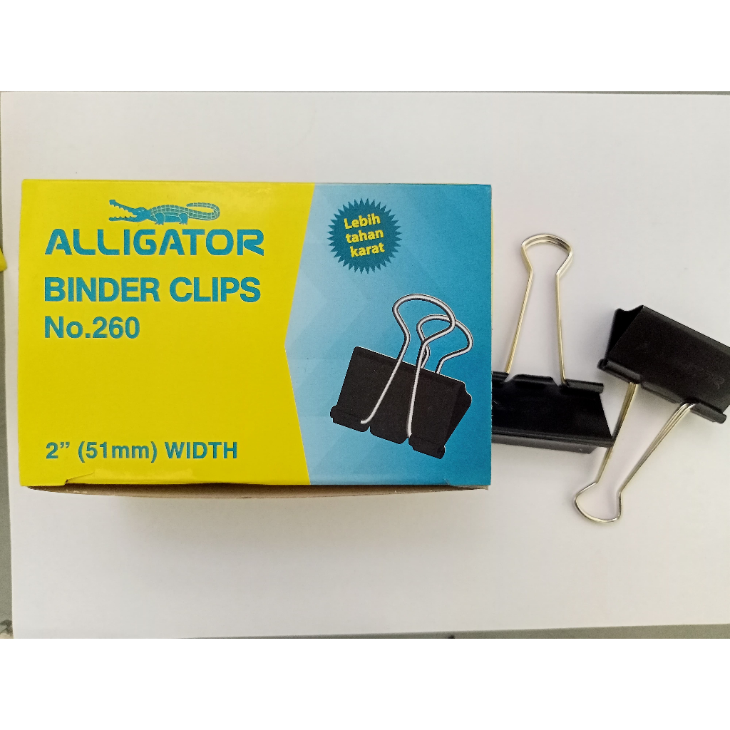 

BINDER CLIP 260 ALLIGATOR ( PACK )