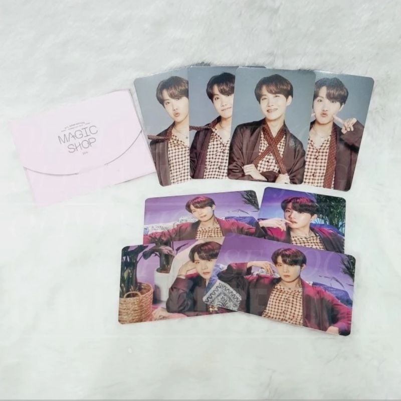 Photocard Jhope BTS Magic Shop 2019 Photocard BTS Magic Shop Jhope Pink