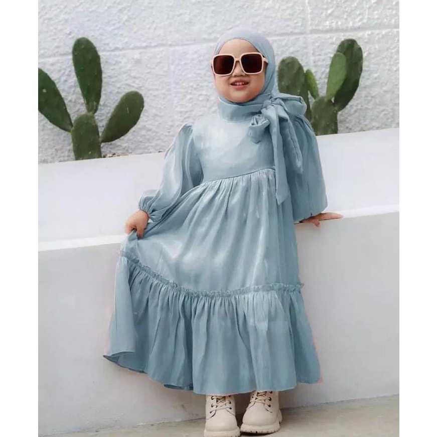 ARSYILA KIDS FREE HIJAB dress anak termurah free hijab pashmina