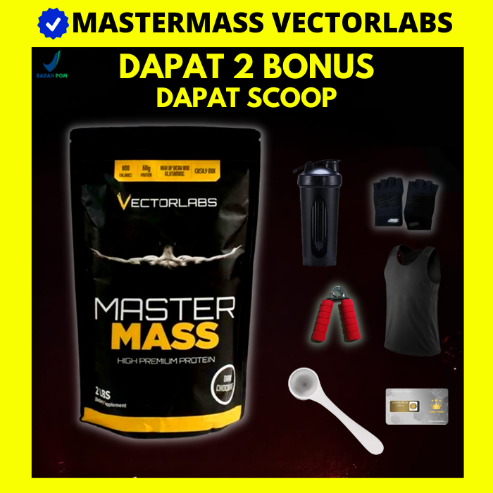 Vectorlabs Master Protein Susu Mass 2 lbs 900 gram Susu Whey Protein Gainer Master Whey Master Mass 