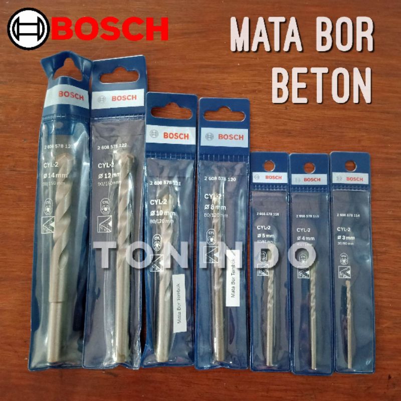Mata Bor Beton Bosch 3 mm - 14 mm