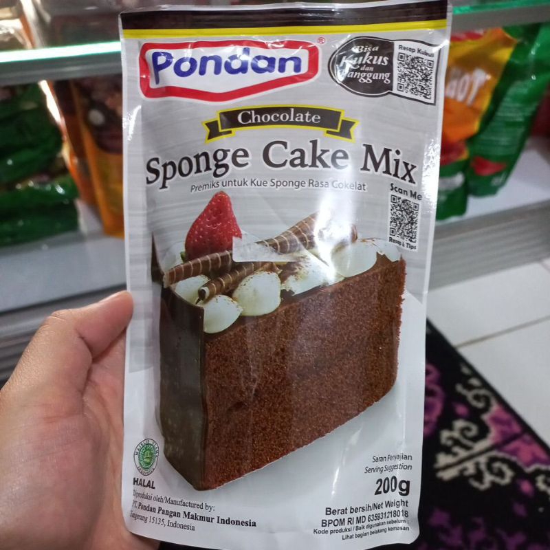 

Pondan Chocolate Sponge Cake Mix 200g