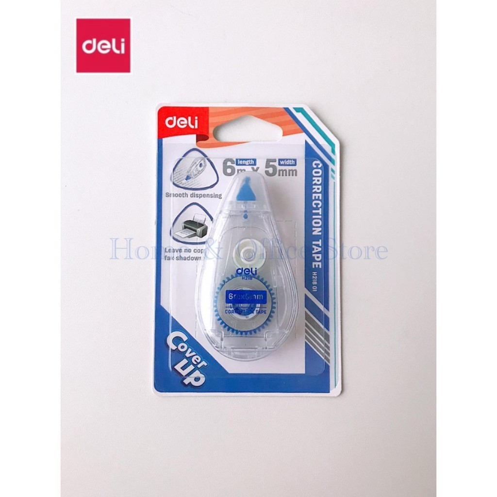 

Deli Tipe-x Kertas Correction Tape 5mm×6m EH21801