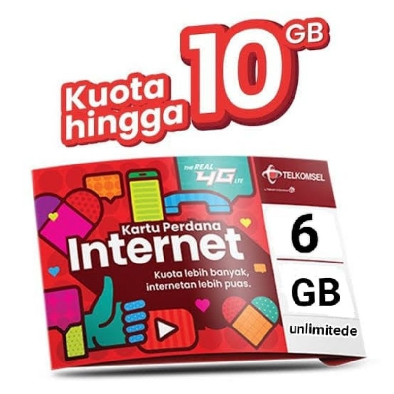 PERDANA TELKOMSEL 6GB JABAR