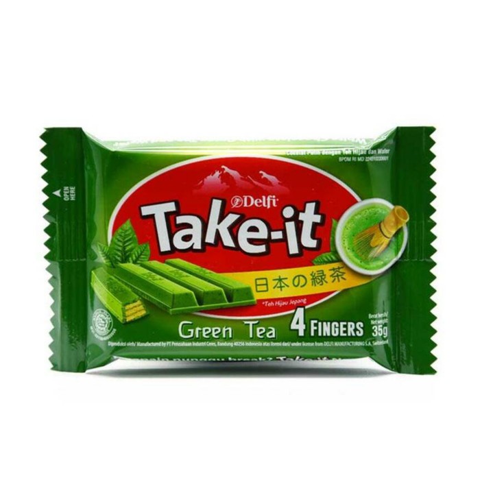 

Delfi Take It 4Fingers Matcha Green Tea / Dark Chocolate