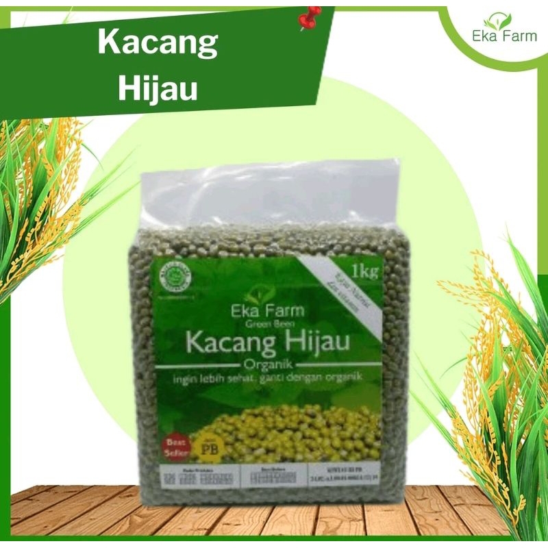 

Kacang Hijau Organik Ekafarm 1kg