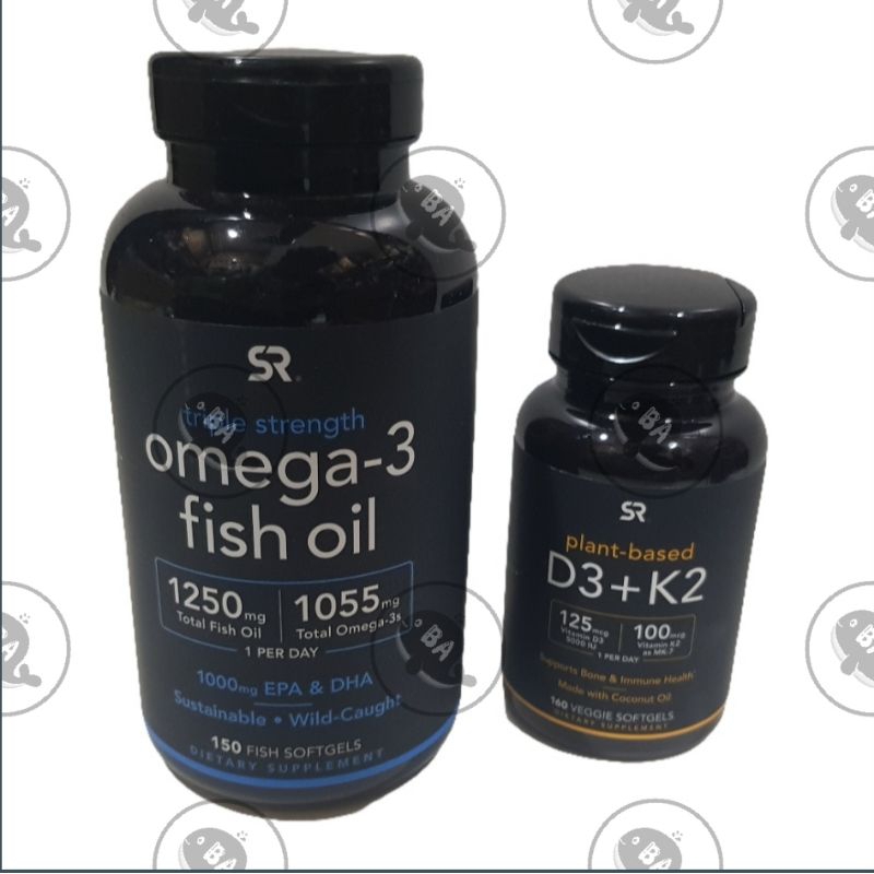 [ORI USA] Sports Research SR Omega 3 Alaskan Fish Oil - 150 Caps