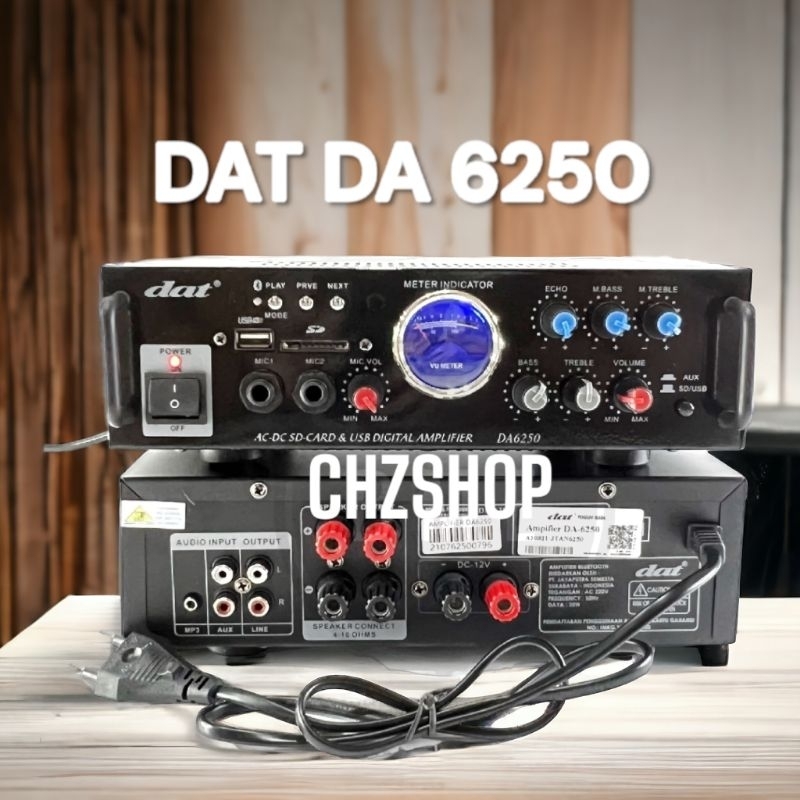 Amplifier DAT DA 6250 Ampli Bluetooth P 203 QU Power Amplifier Garansi Resmi