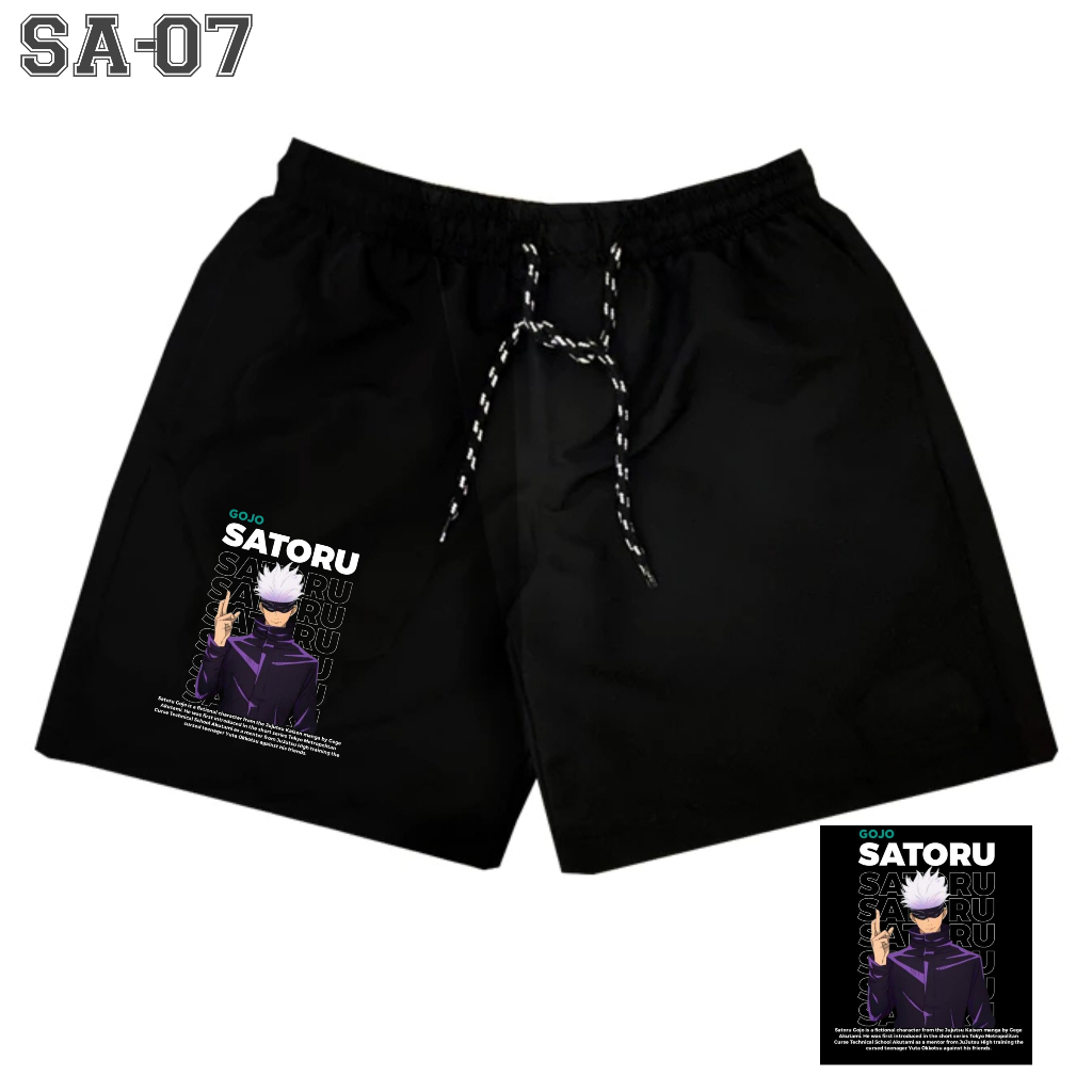 CELANA BOARDSHORT ANIME - JUJUTSU KAISEN GOJO SATORU BEST SELLER