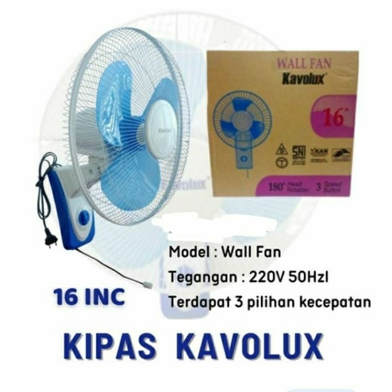 WALL FAN / KIPAS ANGIN DINDING Merek TD 16 INCH