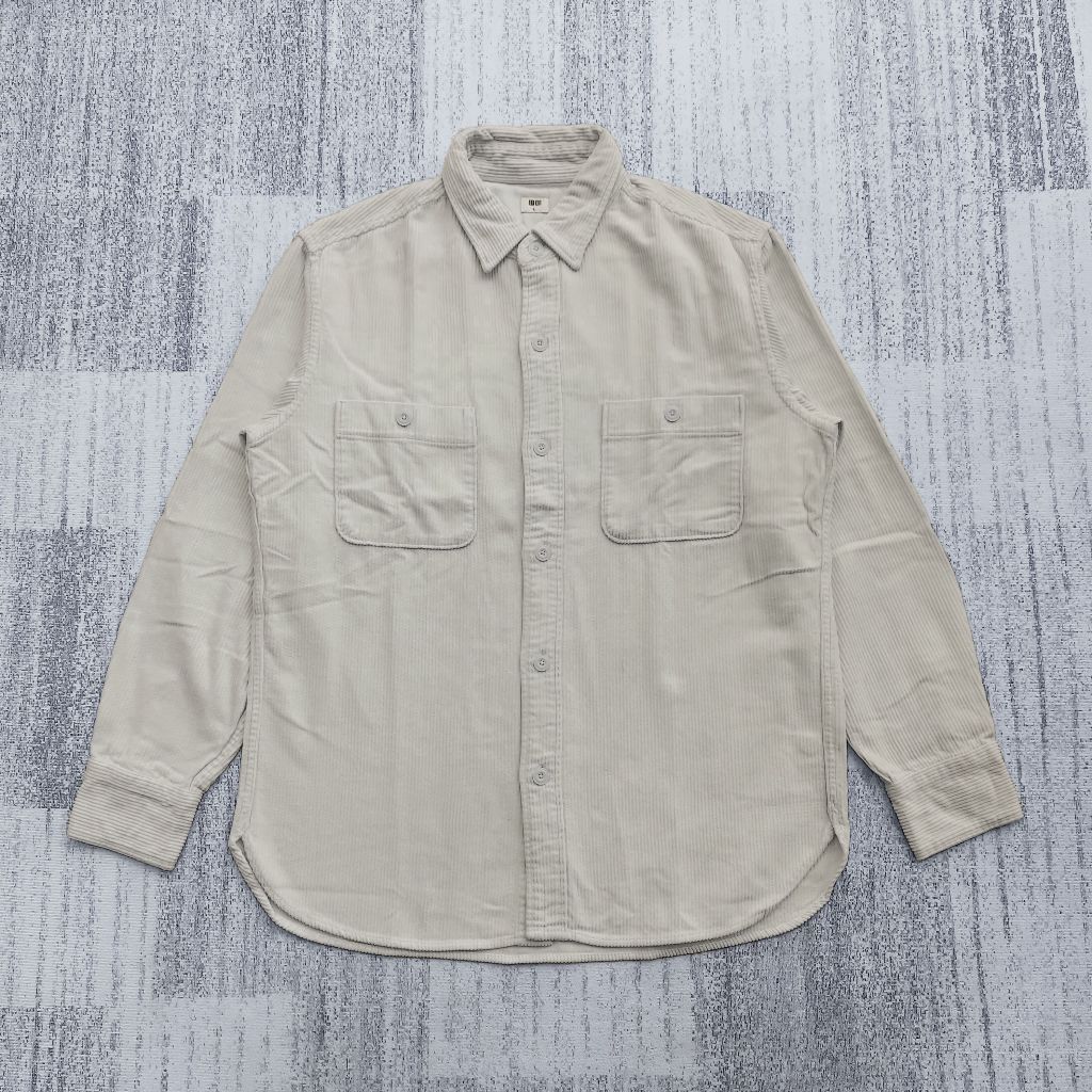 Uniqlo Corduroy Work Shirt Kemeja Outer