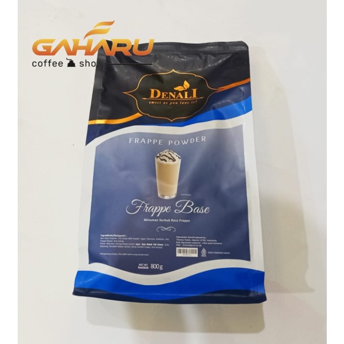 

Denali Frappe Base 800 gram Frappe Powder Perasa Minuman