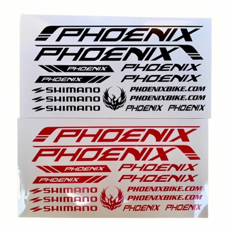 STIKER SEPEDA PHOENIX SHIMANO STICKER STRIPING