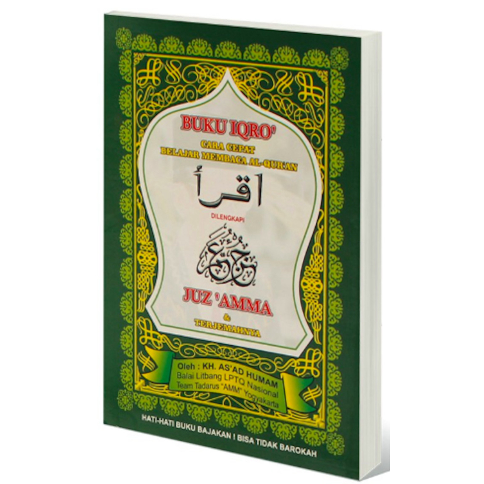 Unik Buku IQRO Bendel Besar Plus Juz Amma HVS - Buku Iqra - Buku Anak Diskon