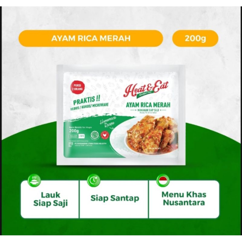 

AYAM RICA MERAH HEAT AND EAT 200 GR