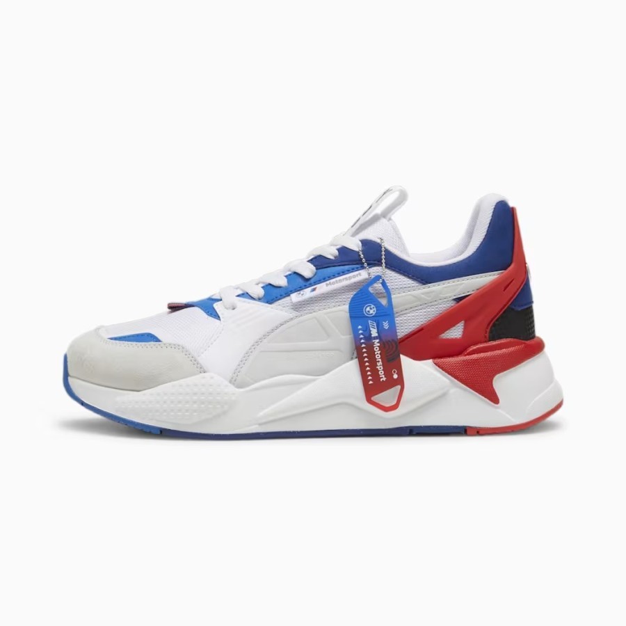 Sepatu Casual Motosport PUMA X BMW MMS RS-X T White-Pop Red 308027 02