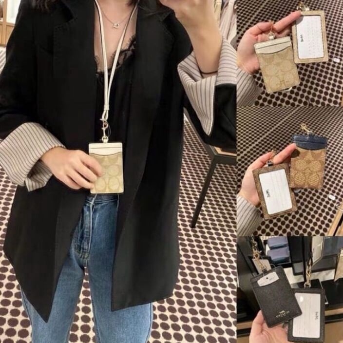 

88 ORI Branded Lanyard Id Card Holder Import Tas Kerja Gantung Leher Name Tag Photocard