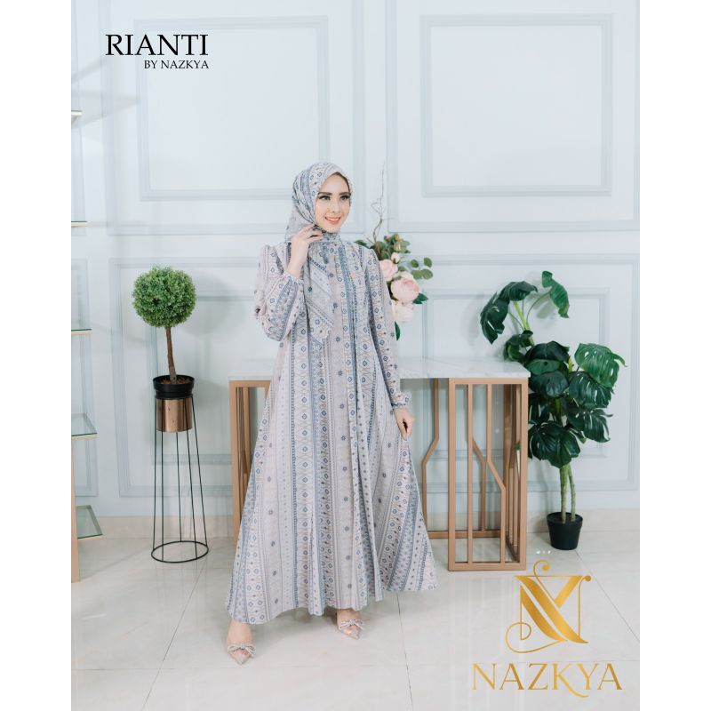 Rianti Set Hijab Ori Nazkya Syar'i
