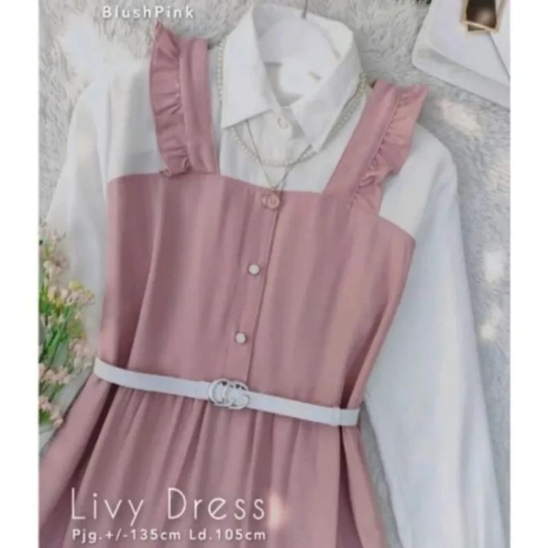 Dress anak tanggung/livy Dress/Dress anak terlaris/Gamis anak terlaris