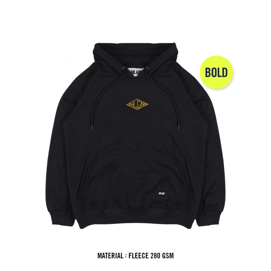 HOOLIGANS Hoodie Diamante - Black