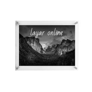 Ukuran Khusus Custom Acrylic Custom Poster Frame Wall Display Dinding Kustom Bebas