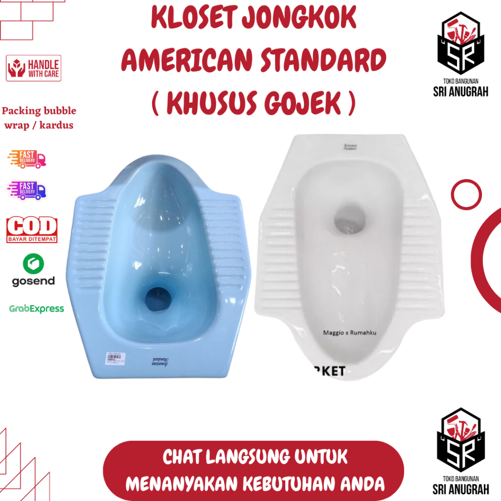 Kloset Jongkok AMERICAN STANDARD KHUSUS GOJEK