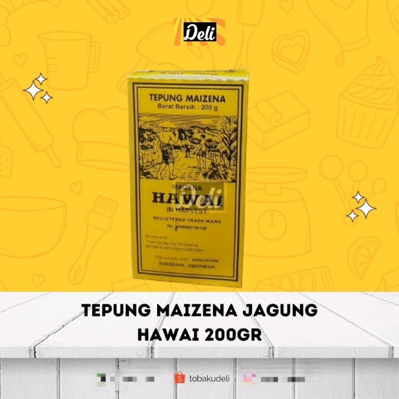 

Tepung Maizena Jagung Hawai 200gr Kotak