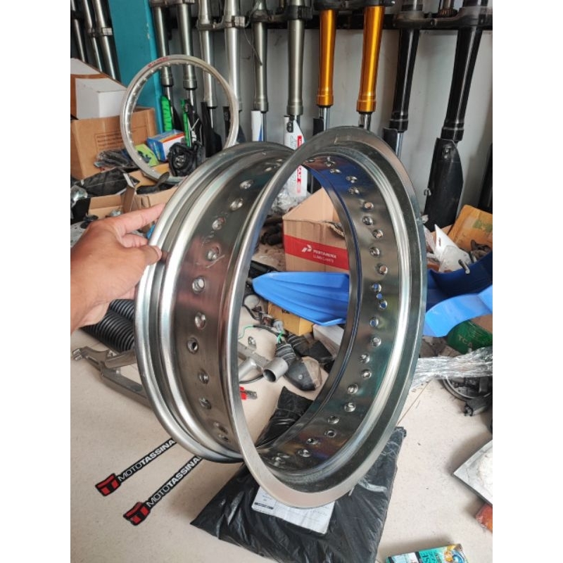 VELG TK JAPAN UKURAN 600 X 17 600-17 HOLE 40 LUBANG RUJI 40 ORIGINAL TK JAPAN NEW OLD STOK ADA MINUS