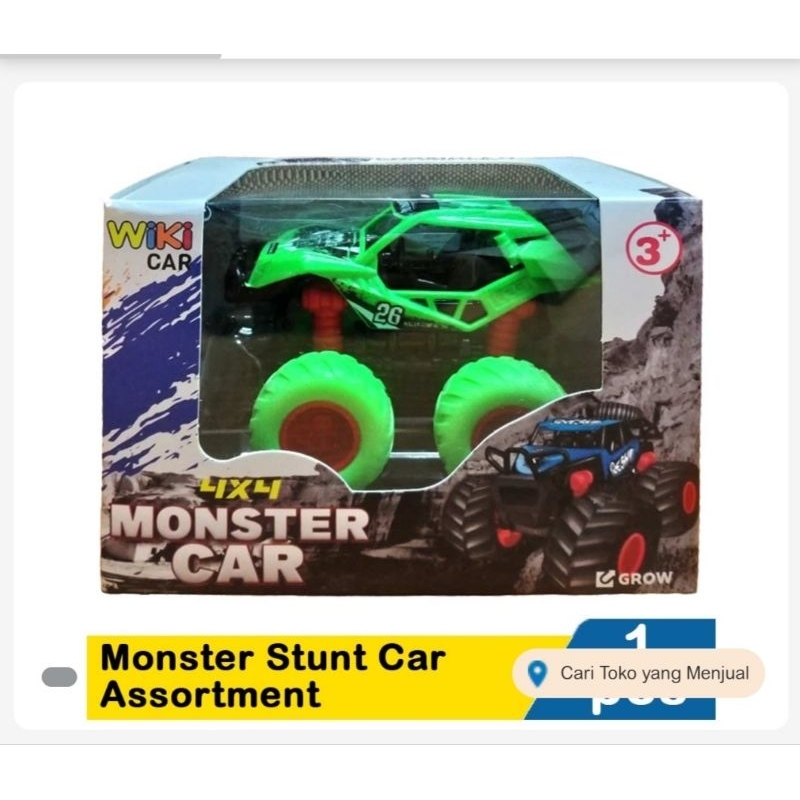 Wiki Monster Stunt Car Assortment