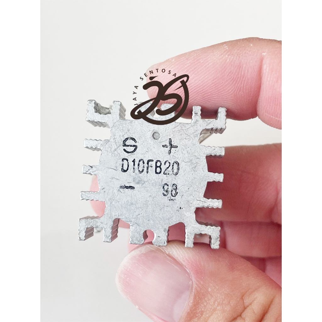DIODA BRIDGE 10A + HEATSINK DIODA KIPROK 10A 10 AMPERE  DIODA KOTAK 4 KAKI ups