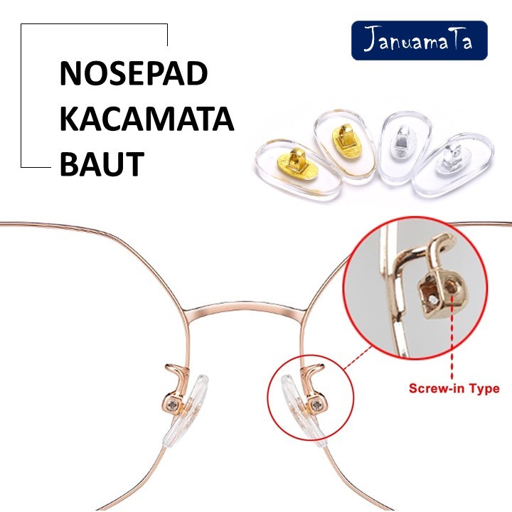 Nosepad Kacamata | Bantalan Hidung Silikon