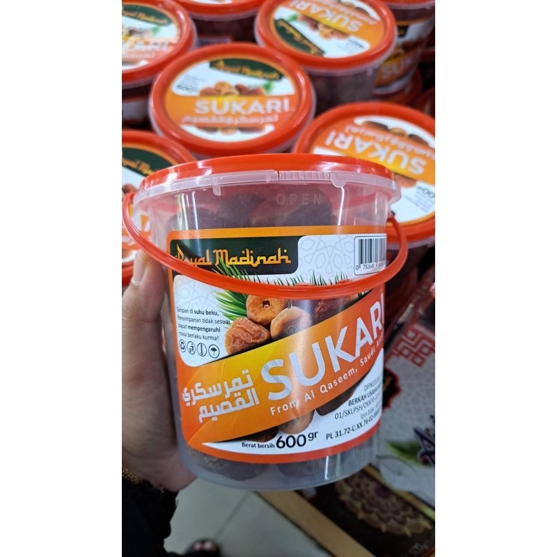 

Kurma Sukari Ember Ajwa Madinah 600 Grm