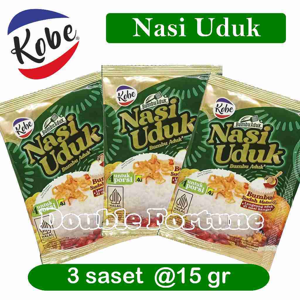 

KOBE NASI UDUK BUMBU ADUK INSTAN 3 sachet ( 3 X 15gr)