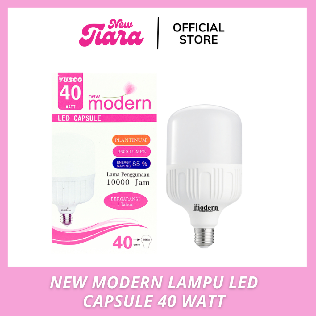 New Modern LED Lamp Yusco 40 Watt