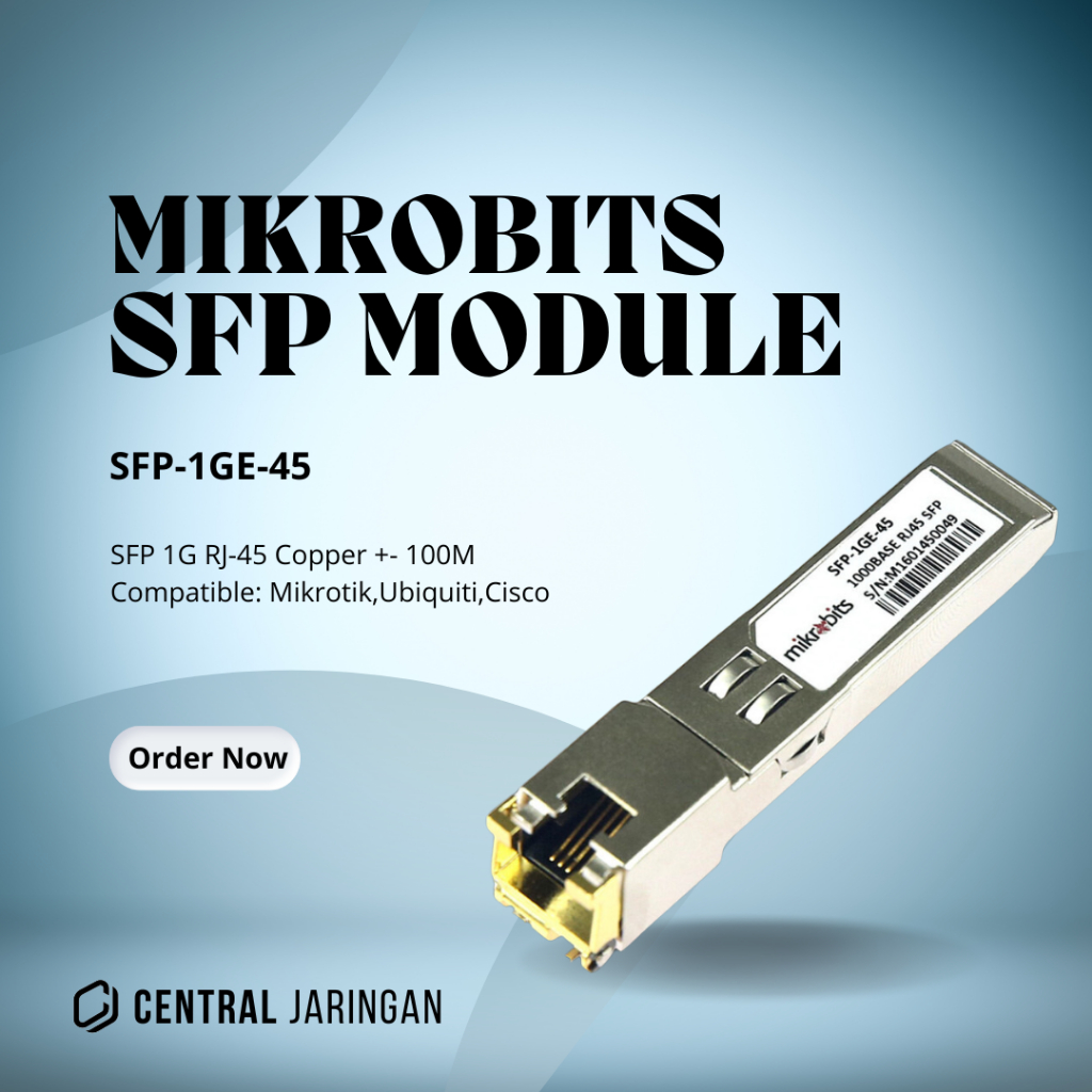 Mikrobits SFP Transceiver (RJ45) SFP-1GE-45