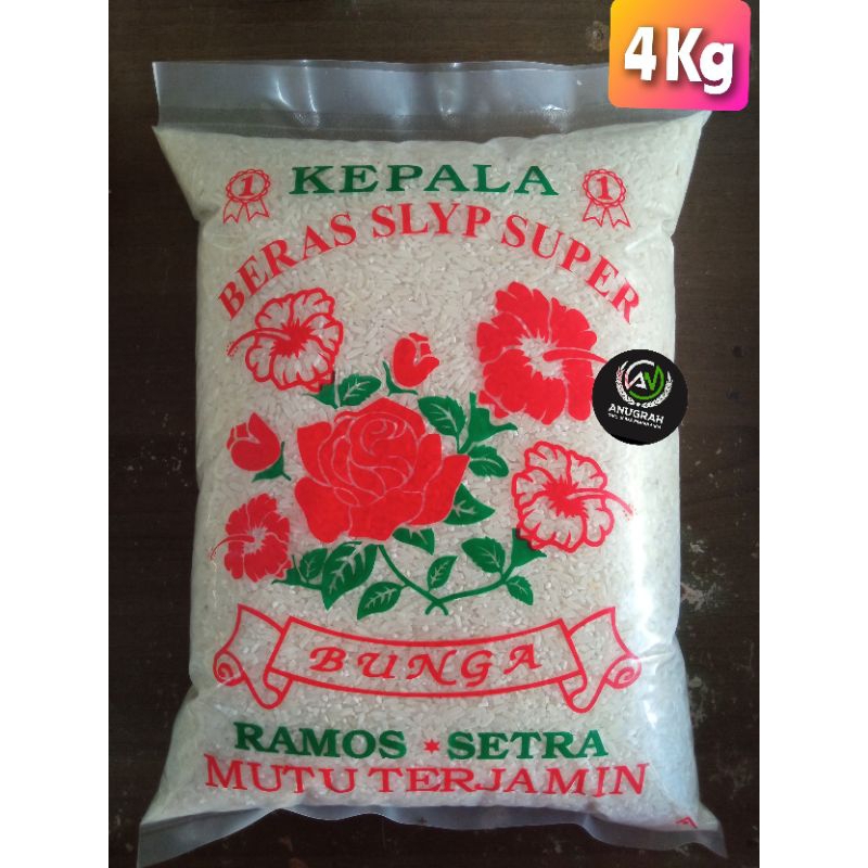 

HG Beras Murah Bunga 4 dan 5kg Setra Ramos