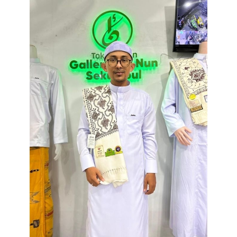 gamis/jubah annun lengan manset