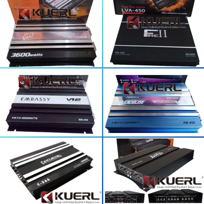 Power Amplifier Mobil 4 Channel